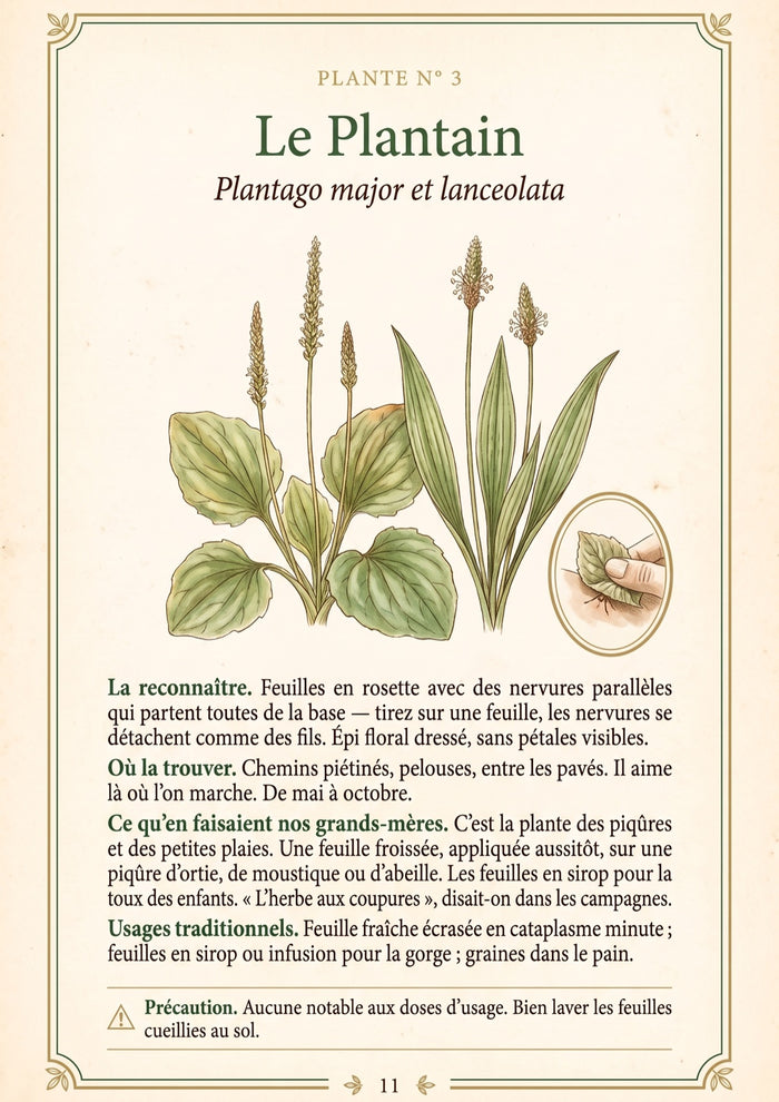 Les 30 plantes que vous arrachez sans savoir